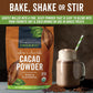 Viva Naturals Organic Cacao Powder, 1lb, Unsweetened, Rich Dark Chocolate Flavor, Perfect for Baking & Smoothies, Non-GMO, Certified Vegan & Gluten-Free