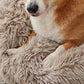 Western Home WH Calming Donut Bed for Dogs and Cats Round Faux Fur Anti-Anxiety Cuddler Bed Sizes 20 24 27 30 Inches