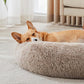 Western Home WH Calming Donut Bed for Dogs and Cats Round Faux Fur Anti-Anxiety Cuddler Bed Sizes 20 24 27 30 Inches