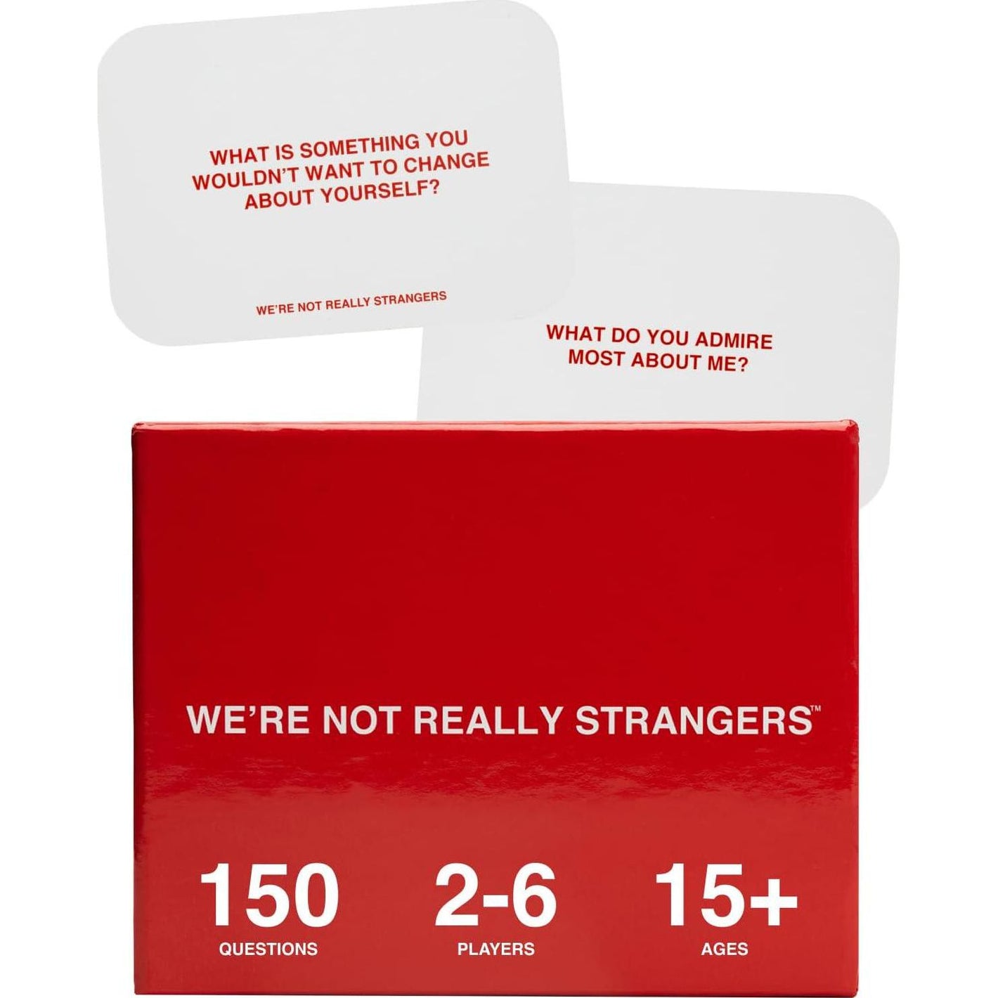We're Not Really Strangers Card Game, 150 Conversation Cards, Adults & Teens, Game Night Icebreaker