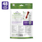 WHIMZEES Brushzees Dog Dental Chews, Natural Treats, XS Size, 48 Ct, Daily Oral Care
