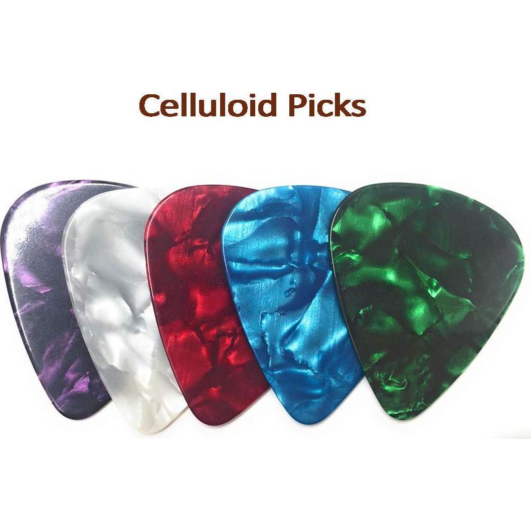 WINGO Guitar Capo For Acoustic And Electric Guitar With 5 Picks, Burlywood,