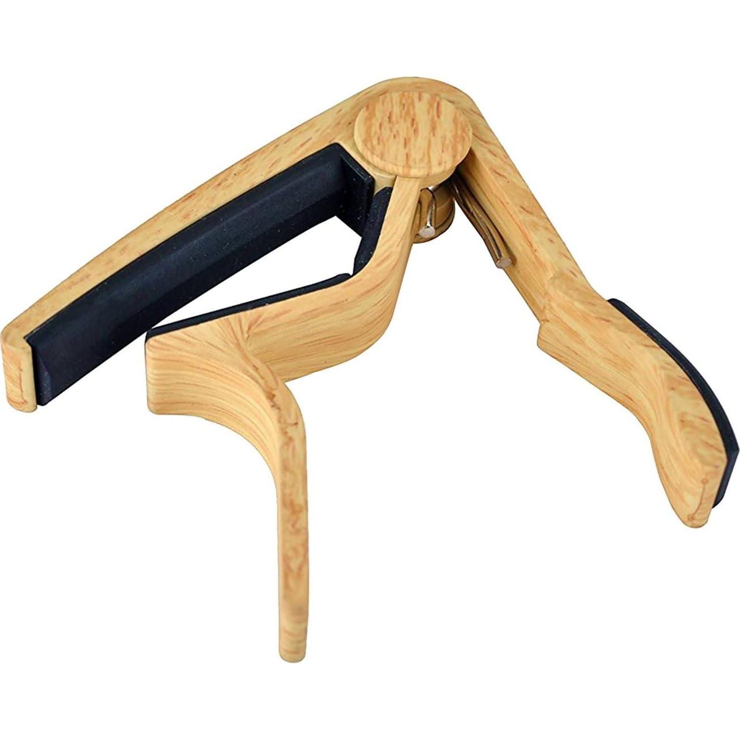 WINGO Guitar Capo For Acoustic And Electric Guitar With 5 Picks, Burlywood,
