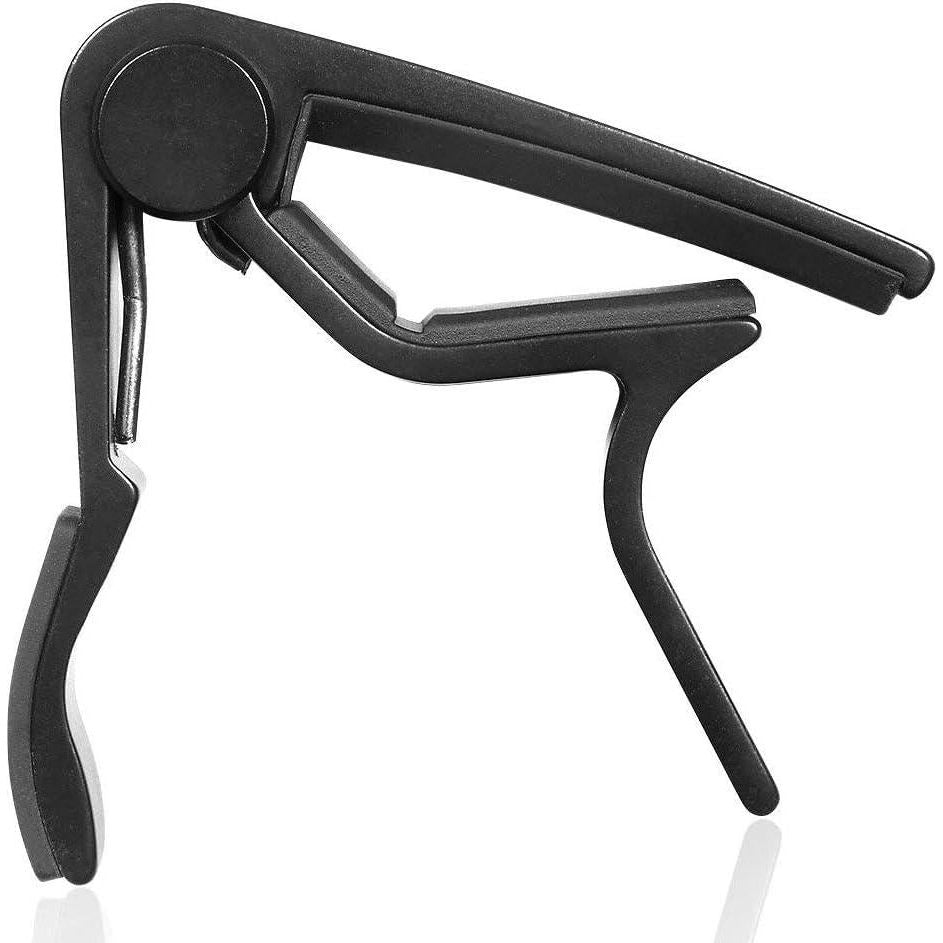 WINGO Guitar Capo For Acoustic And Electric Guitars With 5 Picks For Free, Black.,