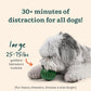 Woof Pupsicle Interactive Dog Toy Long Lasting Low Mess Chew Toy for Large Dogs 25 to 75 lbs Keeps Dogs Engaged