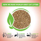 World's Best Cat Litter 15 lb Unscented Multi Cat Flushable Natural Quick Clumping 99 Dust Free