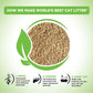 World's Best Cat Litter Comfort Care Unscented 15 lb Natural Flushable Dust Free Long Lasting Odor Control