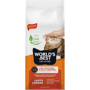 World's Best Cat Litter Low Tracking Unscented Multi Cat Formula 32 lb Natural Clumping Flushable