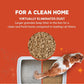World's Best Cat Litter Low Tracking Unscented Multi Cat Formula 32 lb Natural Clumping Flushable