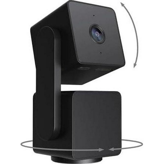 Wyze Cam Pan V3 Indoor Outdoor Smart Security Camera with 360 View Night Vision and Motion Tracking Black