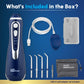 Waterpik Cordless Advanced 2.0 Water Flosser For Teeth, Gums, Braces, Dental Care With Travel Bag And 4 Tips, ADA Accepted, Rechargeable, Portable, And Waterproof, Blue WP-583, Packaging May Vary,