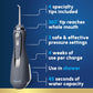 Waterpik Cordless Advanced 2.0 Water Flosser For Teeth, Gums, Braces, Dental Care With Travel Bag And 4 Tips, ADA Accepted, Rechargeable, Portable, And Waterproof, Gray WP-587, Packaging May Vary,