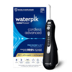 Waterpik Cordless Advanced 2.0 Water Flosser For Teeth, Gums, Braces, Dental Care With Travel Bag And 4 Tips, ADA Accepted, Rechargeable, Portable, And Waterproof, Black WP-582, Packaging May Vary,