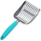 WePet Aluminum Alloy Cat Litter Scoop – Durable, Heavy Duty Metal Sifter with Long Handle, Deep Shovel for Easy Poop Sifting, Perfect for Litter Box Use
