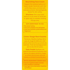 Weleda Baby Calendula Face Cream, 1.7 oz, Plant-Rich Moisturizer with Lanolin for Sensitive Baby Skin