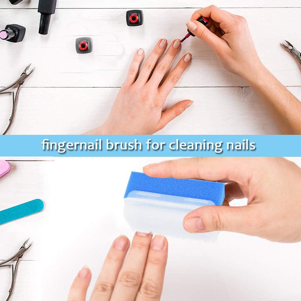 Wellgler's OT Sensory Brush,Autism Sensory Brush For Therapy,Surgical Scrub Brush,Bbaby Sponge For Bathing, Cradle Cap Brush (6Pack),