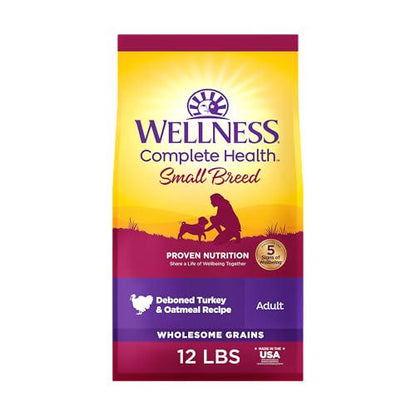 Wellness Complete Health Small Breed Dog Food, Dry Formula, Nutrient-Rich for Small Adult Dogs
