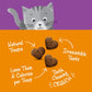 Wellness Kittles Cat Treats, 2 oz Bag, Crunchy Natural Grain-Free Chicken & Cranberry Flavor, For Adult Cats