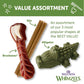 Whimzees Medium Dog Dental Treats 44 Count Value Box Natural Chews for Oral Health Support