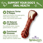 Whimzees Medium Dog Dental Treats 44 Count Value Box Natural Chews for Oral Health Support
