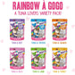 Weruva B.F.F. OMG Cat Food, Rainbow A Gogo Variety, 12 Pouch Pack, 3 oz Each, Gravy Wet Food