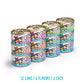 Weruva B.F.F. OMG Rainbow Road Gravy Wet Cat Food, Variety Pack, 12 Ct, 2.8 oz Cans