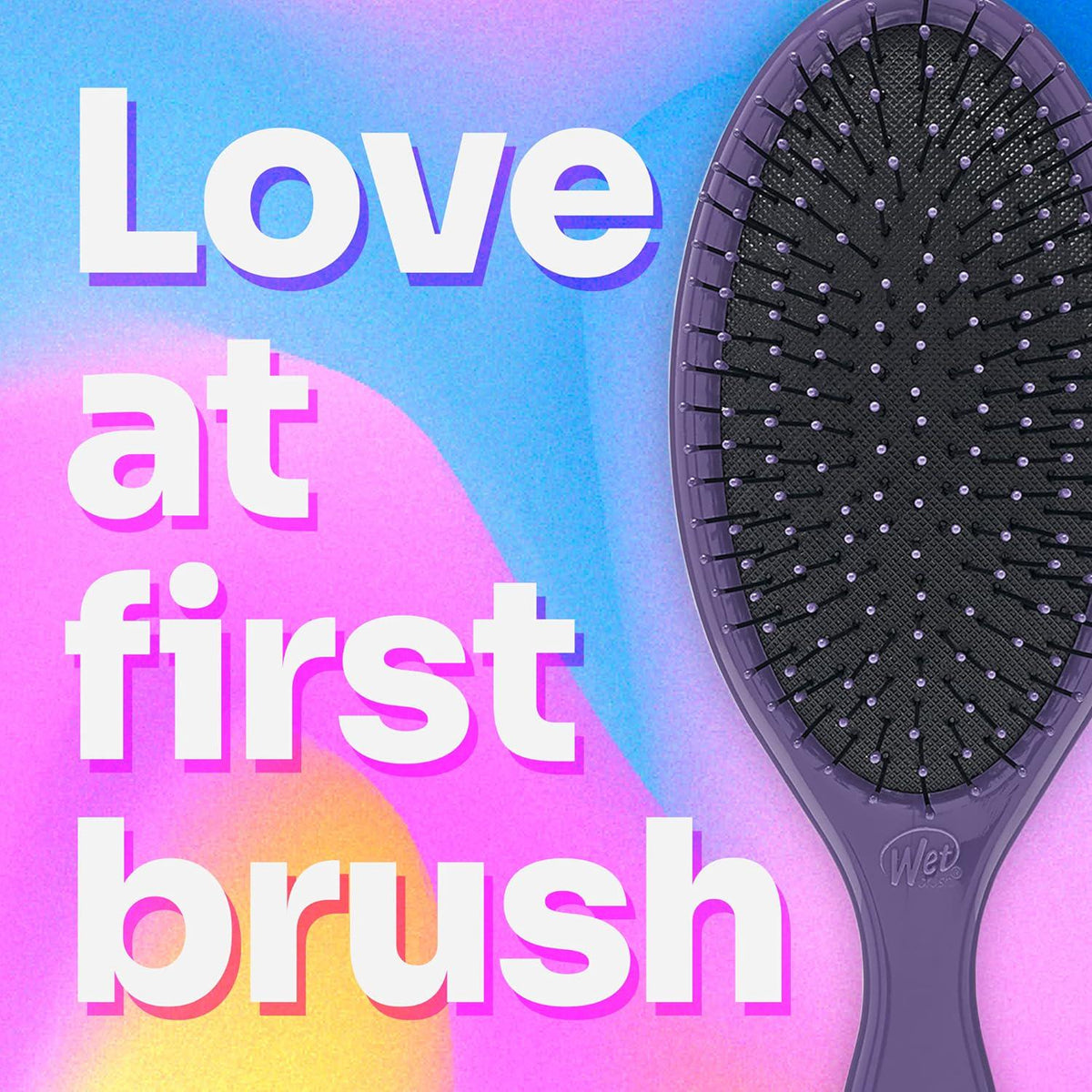 Wet Brush Original Detangler Hair Brush, Amazon Exclusive Purple - Ultra-Soft IntelliFlex Bristles - Detangling Hairbrush Glides Through Tangles For Wet, Dry And Damaged Hair - Women, And Men,