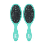 Wet Brush Original Detangler Hair Brush, Amazon Exclusive Aqua- Ultra-Soft IntelliFlex Bristles-Detangling Hairbrush Glides Through Tangles - All Hair Types (Wet And Dry Hair) - Women And Men (Pack Of 2),