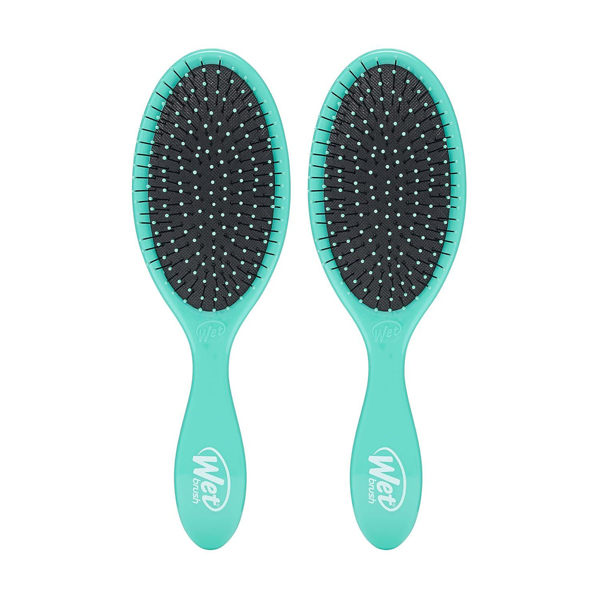 Wet Brush Original Detangler Hair Brush, Amazon Exclusive Aqua- Ultra-Soft IntelliFlex Bristles-Detangling Hairbrush Glides Through Tangles - All Hair Types (Wet And Dry Hair) - Women And Men (Pack Of 2),