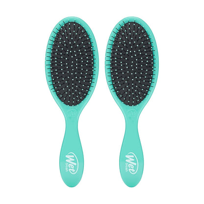 Wet Brush Original Detangler Hair Brush, Amazon Exclusive Aqua- Ultra-Soft IntelliFlex Bristles-Detangling Hairbrush Glides Through Tangles - All Hair Types (Wet And Dry Hair) - Women And Men (Pack Of 2),
