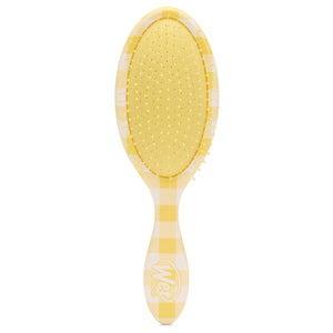 Wet Brush Original Detangler Hair Brush, Golden Gingham (Coastal Charm) - Ultra-Soft IntelliFlex Bristles - Detangling Brush Glides Through Tangles For All Hair Types (Wet Dry And Damaged) - Women And Men,