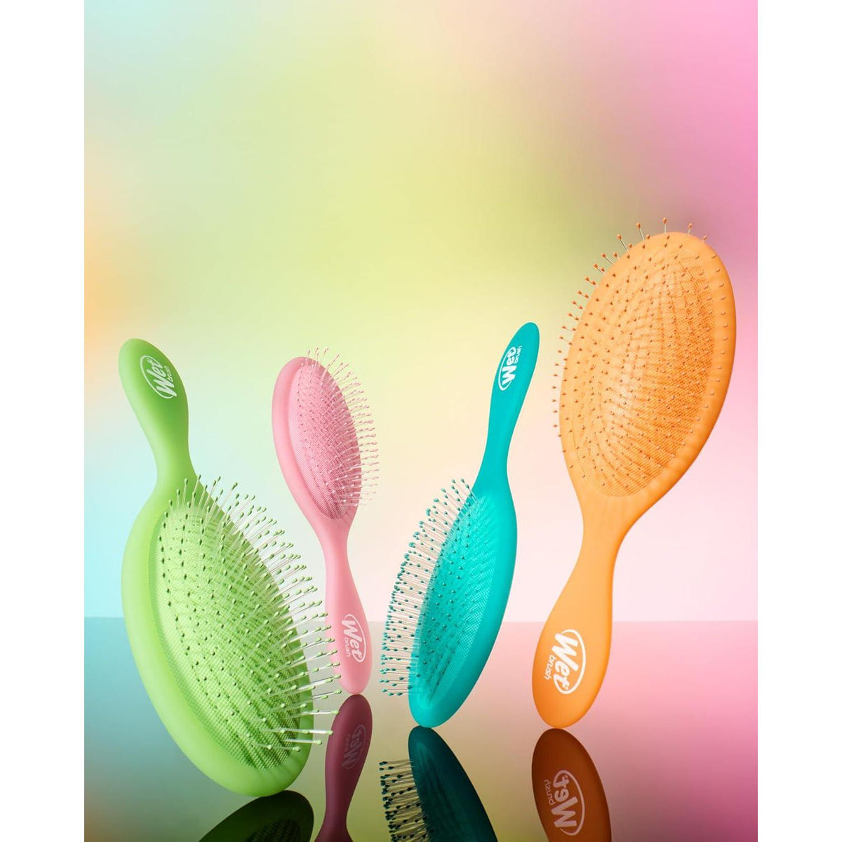 Wet Brush Original Detangler Hair Brush, Lime-A-Rita (Summer Quencher) - Ultra-Soft IntelliFlex Bristles - Detangling Brush Glides Through Tangles For All Hair Types (Wet Dry And Damaged) - Women And Men,