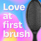 Wet Brush Original Detangler Hair Brush Frosty Kit - Ultra-Soft IntelliFlex Bristles - Detangling Brush Glides Through Tangles For All Hair Types (Wet Dry And Damaged) - 1 Brush And 1 Scrunchie,