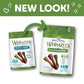 Whimzees Wellness Brushzees, 24 Ct Small Dog Dental Chews, Natural, Rawhide-Free, Helps Clean Teeth