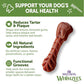 Whimzees Wellness Brushzees, 24 Ct Small Dog Dental Chews, Natural, Rawhide-Free, Helps Clean Teeth