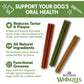 Whimzees Wellness Stix Dog Dental Treats Small Size Natural Chews 28 Count Pack