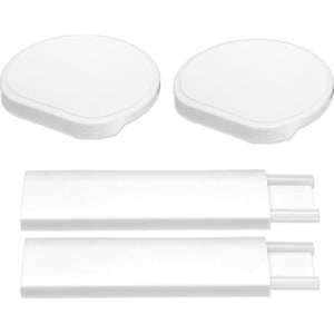 White - Expansion Pack - 2 Straight Tracks And 2 Trays. Does Not Work Without The Lazy Susan Revolution Full Set (Sold Separately).,860011982944