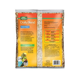 Wild Harvest Daily Bird Food, 5 lb, Parakeet, Finch, Canary Blend, Complete Daily Nutrition Mix