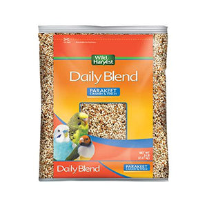 Wild Harvest Daily Bird Food, 5 lb, Parakeet, Finch, Canary Blend, Complete Daily Nutrition Mix