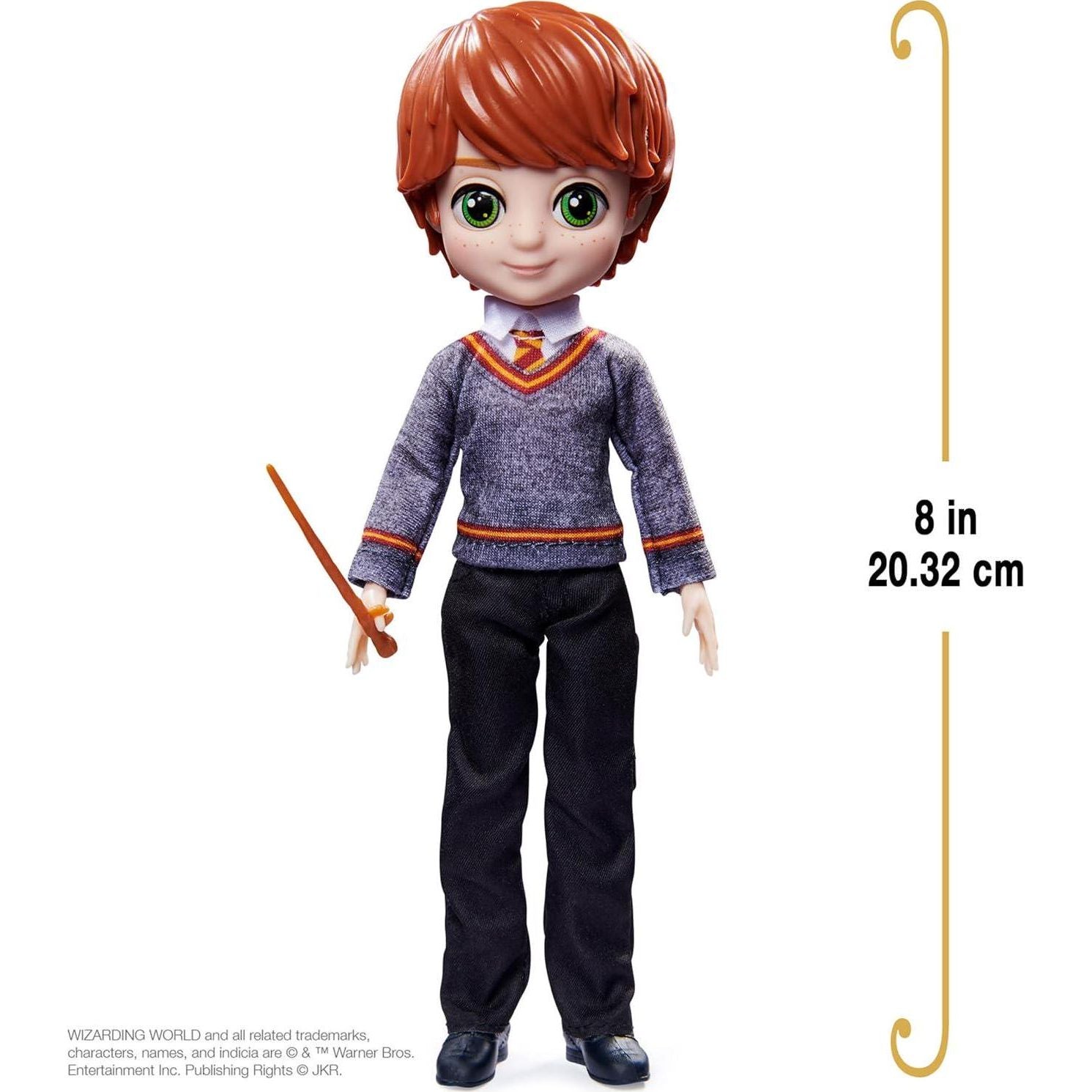 Wizarding World Harry Potter, 8-inch Ron Weasley Doll, Kids Toys For Girls And Boys Ages 6 And Up,