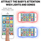 Wolmund Toy Learning Play Cell Phone with 8 Functions and Lights Interactive for Toddlers Boys Girls