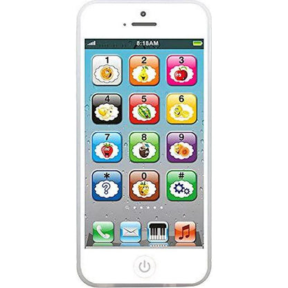 Wolmund Toy Learning Play Cell Phone with 8 Functions and Lights Interactive for Toddlers Boys Girls