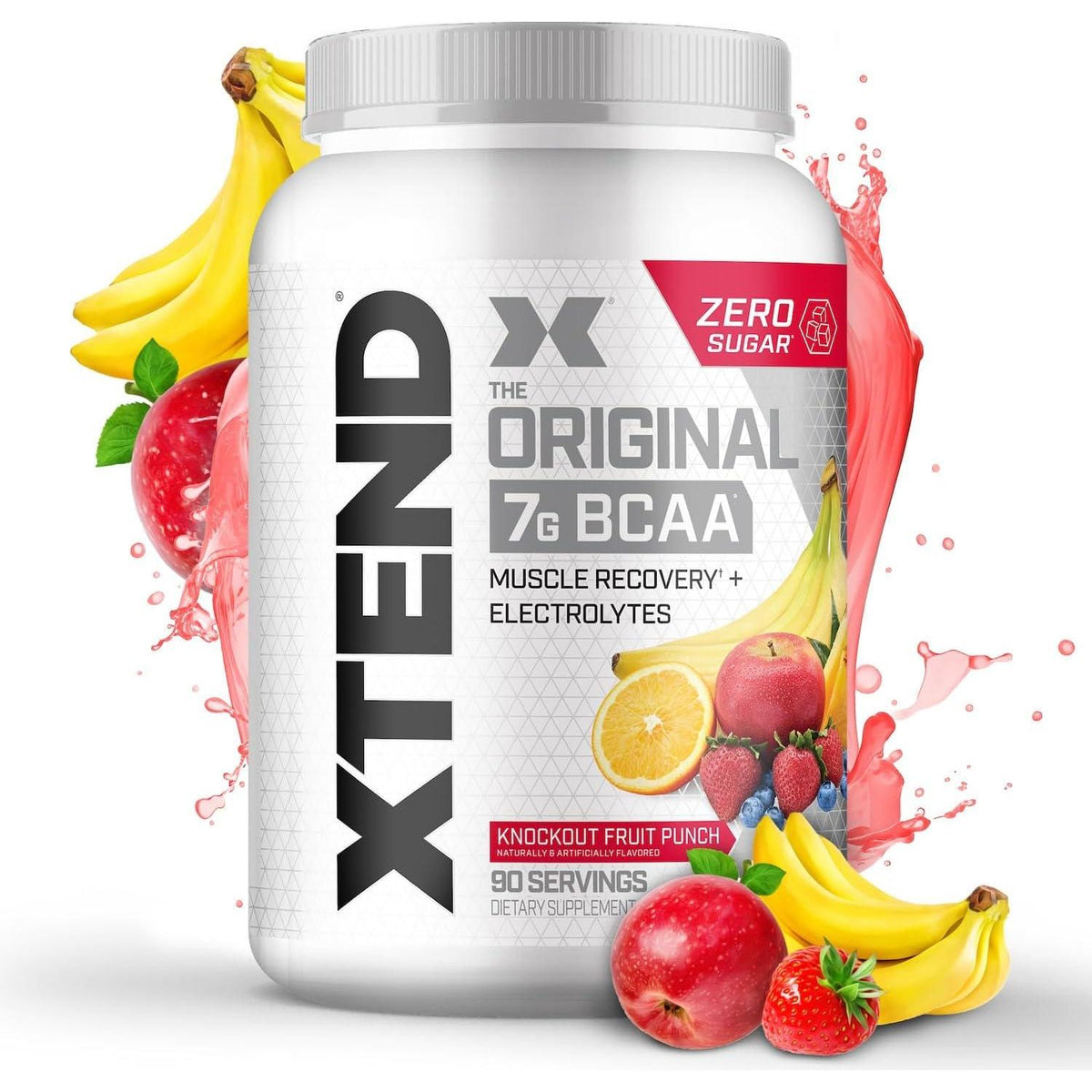 Xtend XTEND Original BCAA Powder 7g BCAA And 2.5g L-Glutamine, Sugar Free Post Workout Muscle Recovery Drink With Amino Acids For Men And Women, 30 Servings