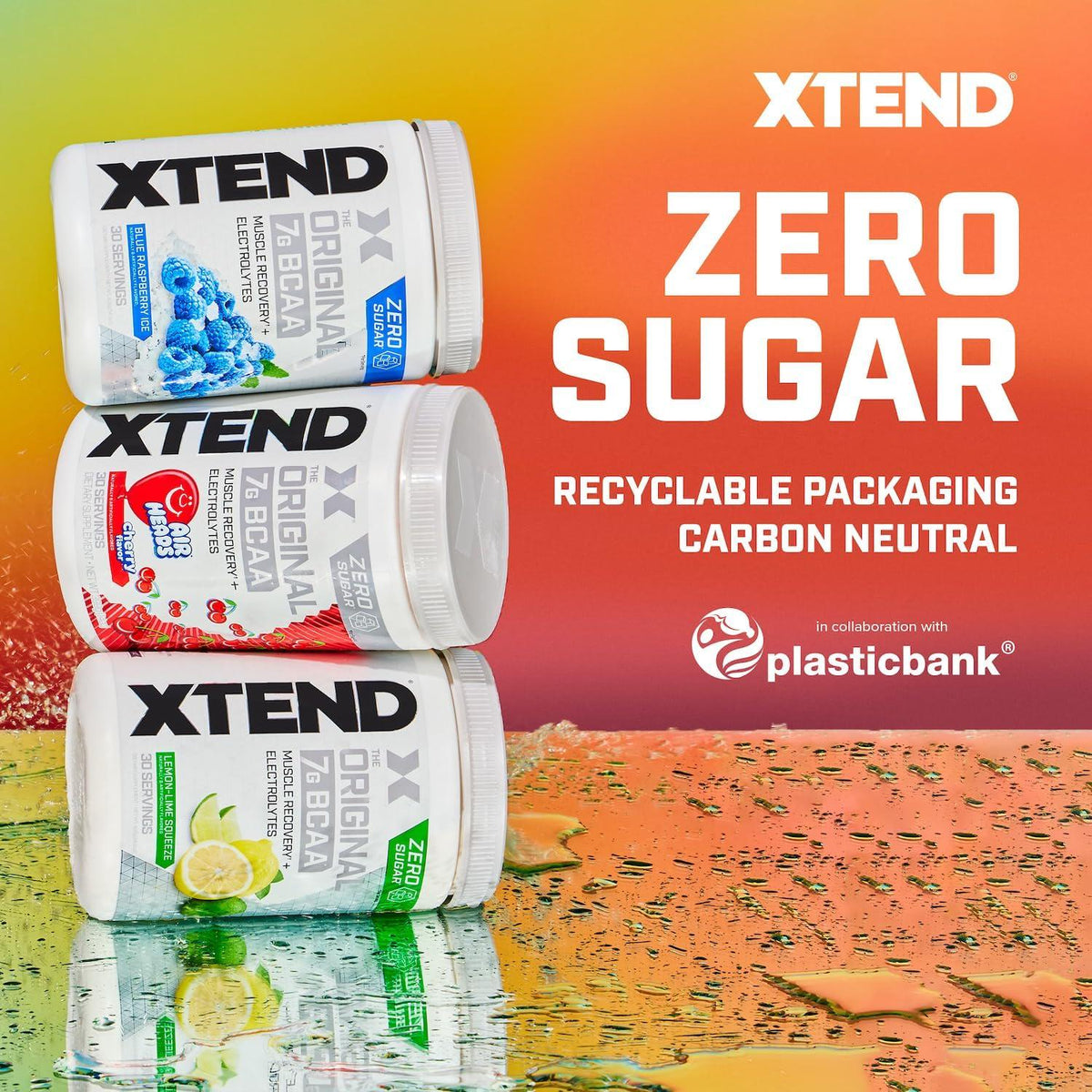 Xtend XTEND Original BCAA Powder 7g BCAA And 2.5g L-Glutamine, Sugar Free Post Workout Muscle Recovery Drink With Amino Acids For Men And Women, 30 Servings