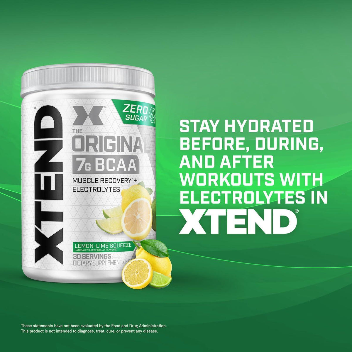 Xtend XTEND Original BCAA Powder 7g BCAA And 2.5g L-Glutamine, Sugar Free Post Workout Muscle Recovery Drink With Amino Acids For Men And Women, 30 Servings