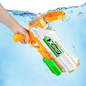 X-Shot Fast Fill Medium Water Blaster Soaker Toy by Zuru Fills in 1 Second