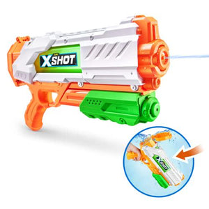 X-Shot Fast Fill Medium Water Blaster Soaker Toy by Zuru Fills in 1 Second