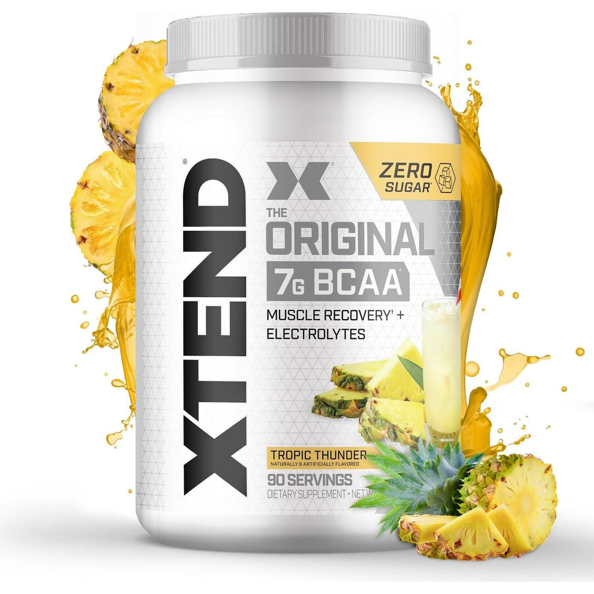 Xtend XTEND Original BCAA Powder 7g BCAA And 2.5g L-Glutamine, Sugar Free Post Workout Muscle Recovery Drink With Amino Acids For Men And Women, 30 Servings