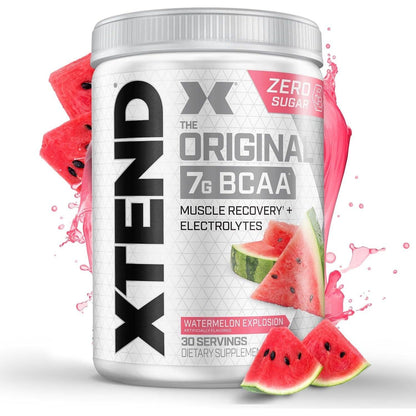Xtend XTEND Original BCAA Powder 7g BCAA And 2.5g L-Glutamine, Sugar Free Post Workout Muscle Recovery Drink With Amino Acids For Men And Women, 30 Servings