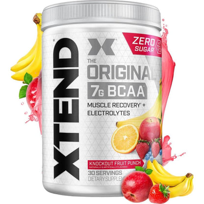 Xtend XTEND Original BCAA Powder 7g BCAA And 2.5g L-Glutamine, Sugar Free Post Workout Muscle Recovery Drink With Amino Acids For Men And Women, 30 Servings